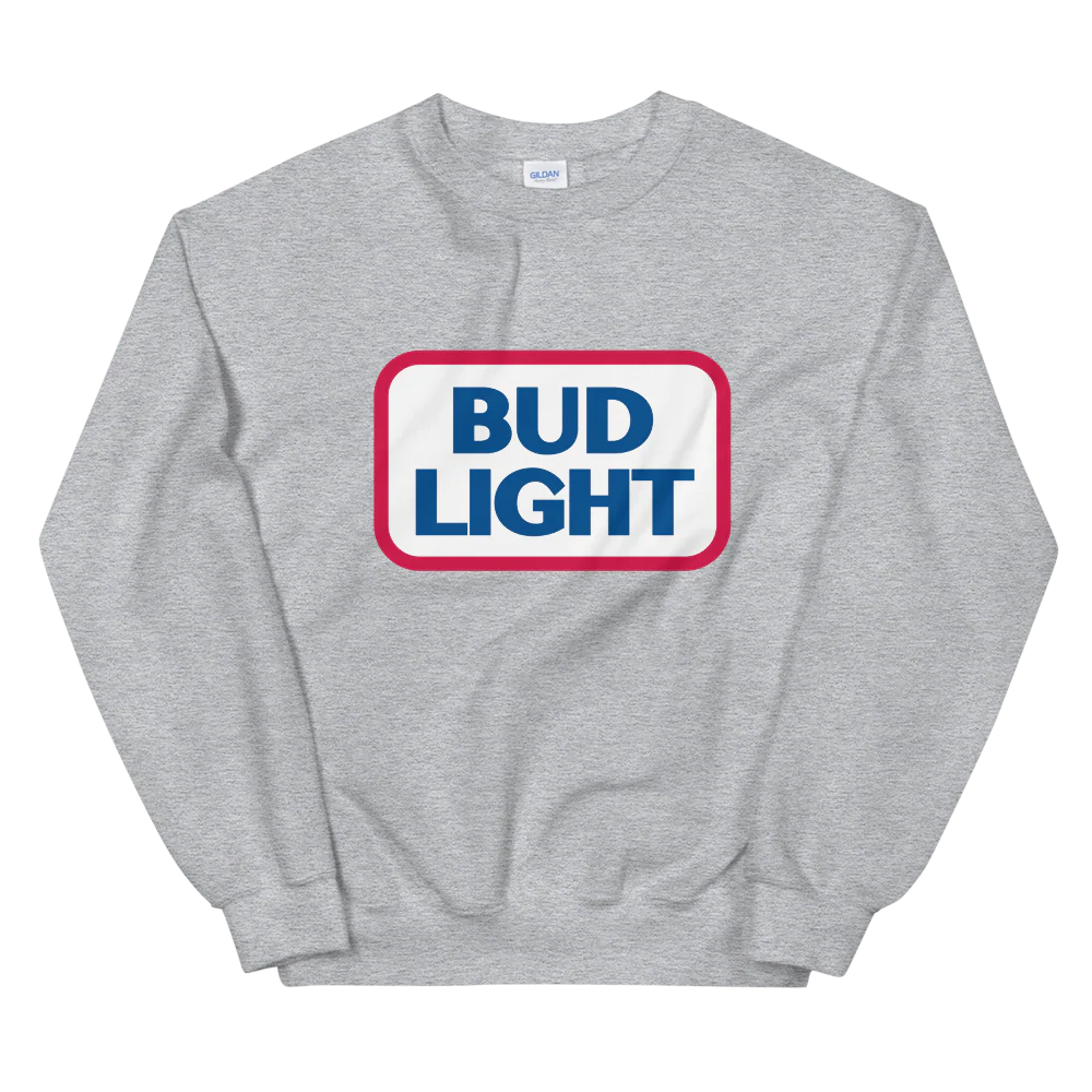 Bud Light Red and Blue Logo Sweatshirt - Image 4