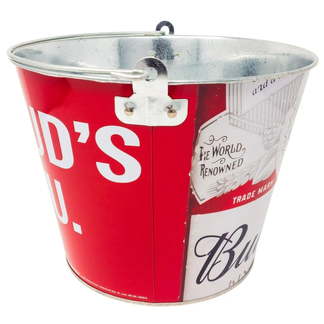 Budweiser King of Beers Label Ice Bucket - Image 5